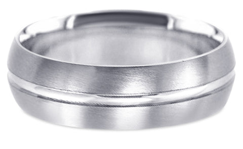 Diamond Cut Platinum Wedding Band PlDC12