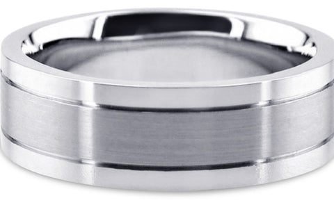 Diamond Cut Platinum Wedding Band PlDC15