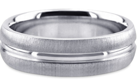 Diamond Cut Platinum Wedding Band PlDC18