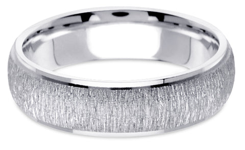 Diamond Cut Platinum Wedding Band PlDC25