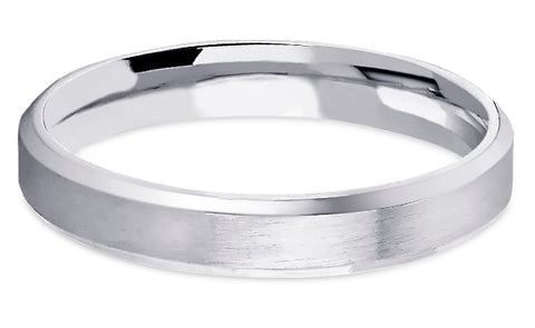 Diamond Cut Platinum Wedding Band PlDC8