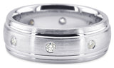 Diamond Cut 18K Wedding Band 18DC6
